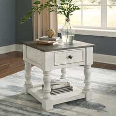 HAVALANCE END TABLE WHITE