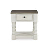 HAVALANCE END TABLE WHITE