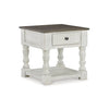 HAVALANCE END TABLE WHITE