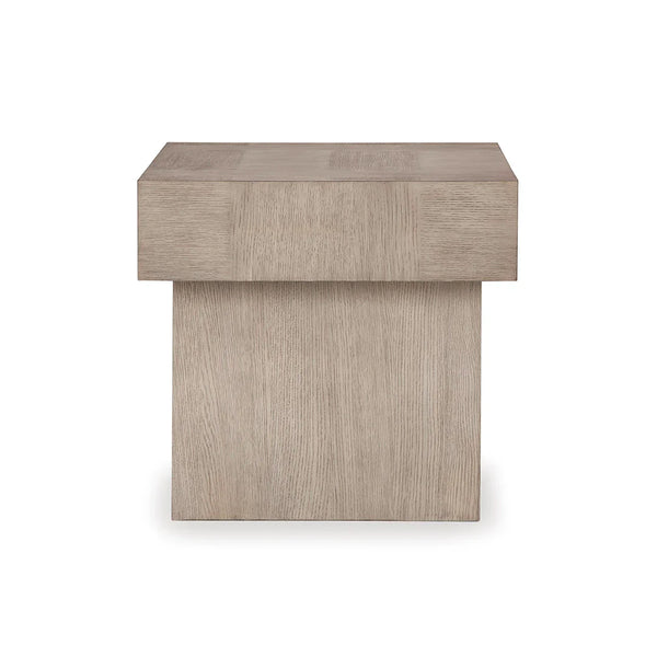 Transitional style coffee table with double plinth base – Ashley UAE living room décor