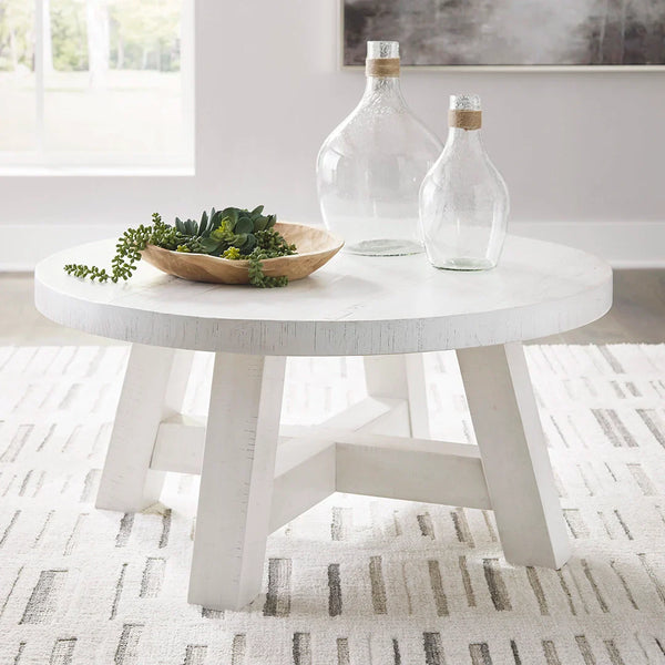 Jallison 3-piece off-white coffee table set by Ashley UAE.