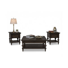 
                          VERAMOND COFFEE TABLE SET - DARK BROWN
                          