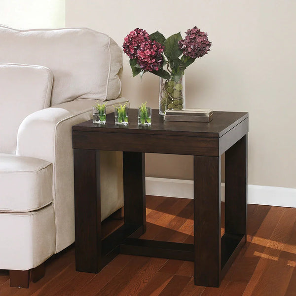 Watson end table with oversized tabletop – Ashley UAE modern wooden furniture