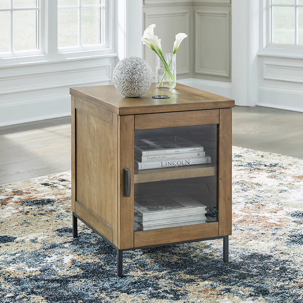 TORLANTA COFFEE TABLE SET - BROWN
