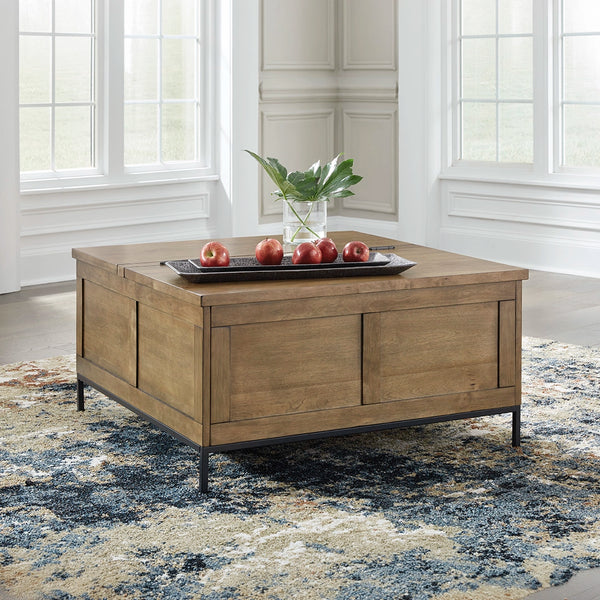 TORLANTA COFFEE TABLE SET - BROWN