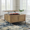 TORLANTA COFFEE TABLE SET - BROWN
