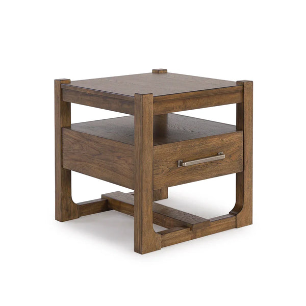 Hardwood and hickory veneer Cabalynn table – Ashley UAE, contemporary accent piece