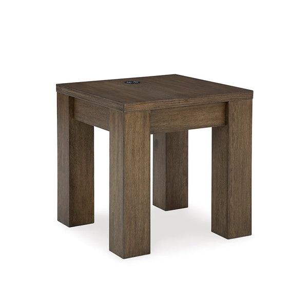 Modern Rosswain engineered wood end table for living room décor