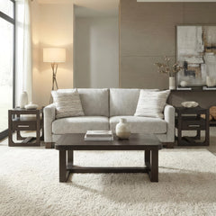 BRECKINGTON COFFEE TABLE SET - DARK BROWN