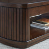 KORESTONE CENTER TABLE - DARK BROWN