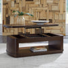 KORESTONE CENTER TABLE - DARK BROWN