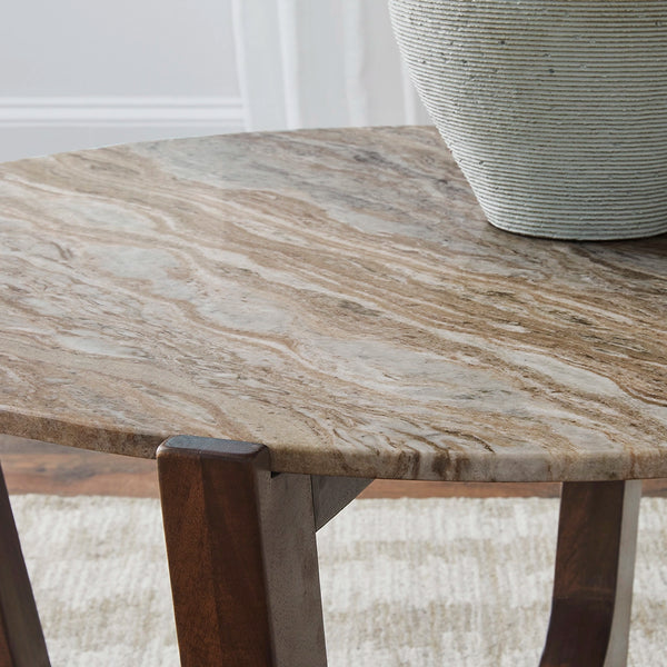 Tanidore CENTER TABLE - LIGHT BROWN