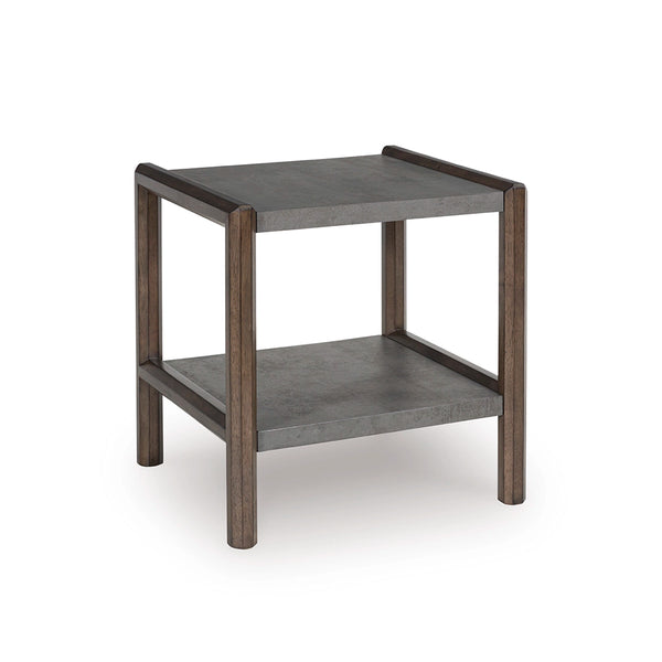 KALLENNY SIDE TABLE - BROWN
