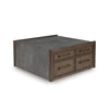 KALLENNY CENTER TABLE - BROWN