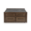 KALLENNY CENTER TABLE - BROWN