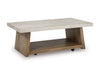 BRENDALHOUSE COFFEE TABLE SET - BROWN