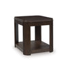 CARLIBRIE COFFEE TABLE SET - DARK BROWN