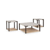DARTHURST COFFEE TABLE SET BROWN