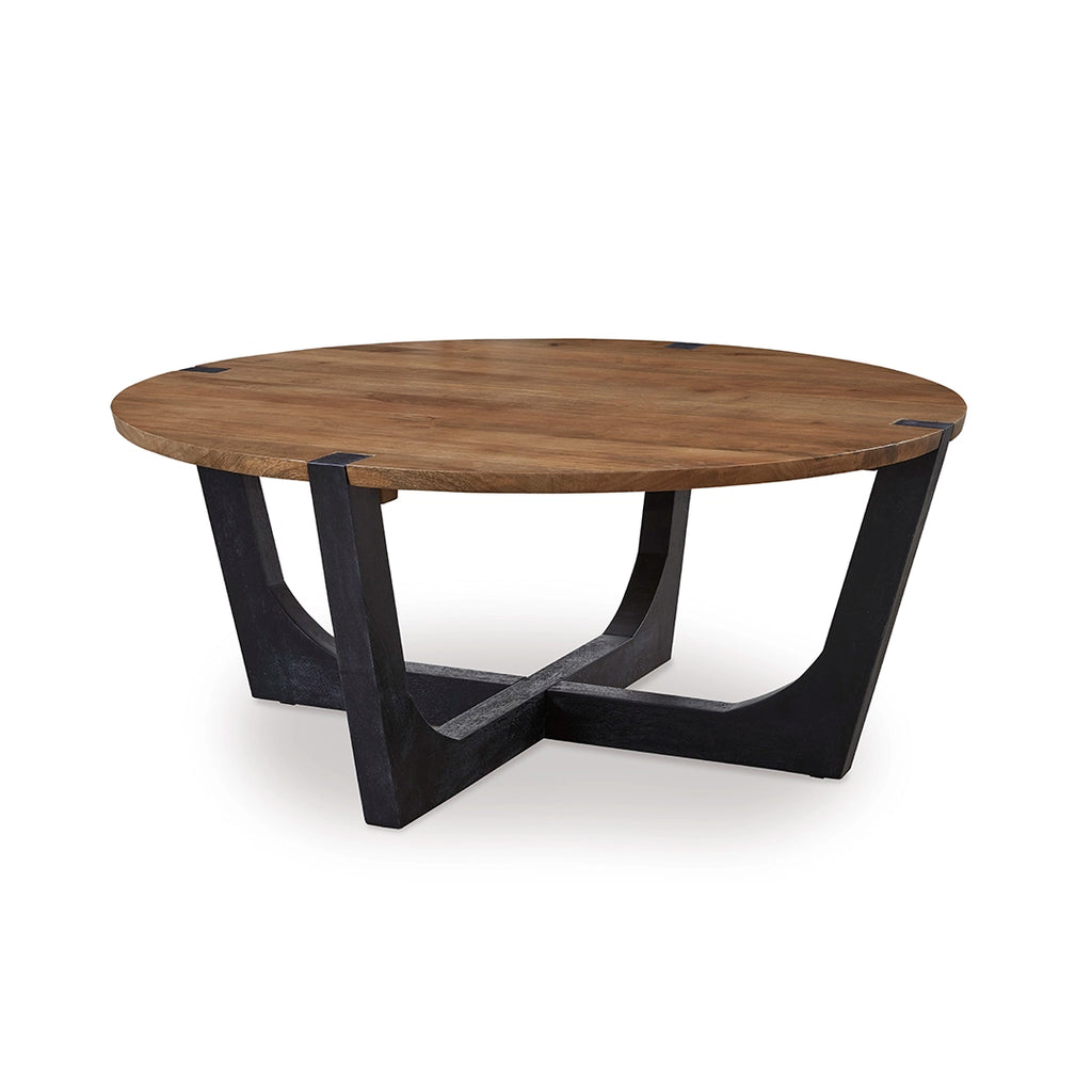 HANNEFORTH CENTER TABLE BROWN