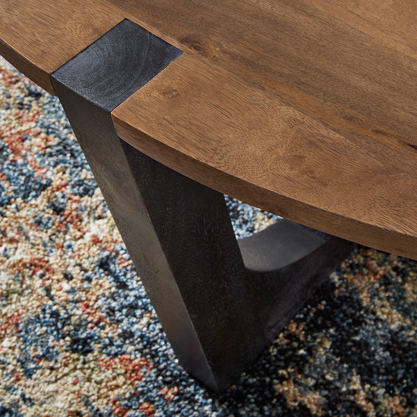 HANNEFORTH CENTER TABLE BROWN
