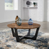 HANNEFORTH CENTER TABLE BROWN