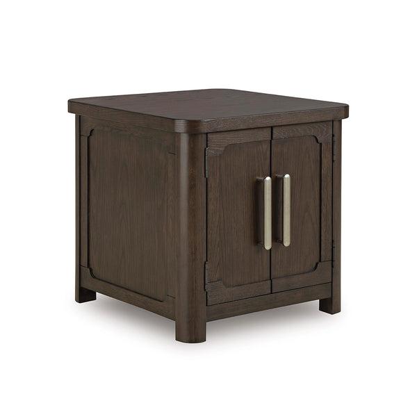Breckington SIDE TABLE - DARK BROWN