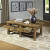 VANDENMORE COFFEE TABLE SET - LIGHT BROWN