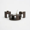 NEO COFFEE TABLE SET - BROWN