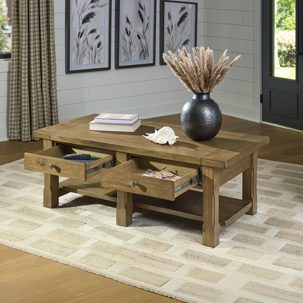 VANDENMORE CENTER TABLE BROWN