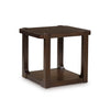 BRECKINGTON SIDE TABLE - DARK BROWN