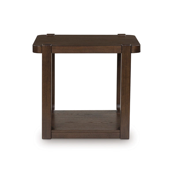 BRECKINGTON SIDE TABLE - DARK BROWN
