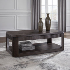 CARLIBRIE CENTER TABLE BROWN