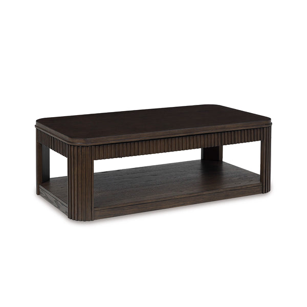 CARLIBRIE CENTER TABLE BROWN