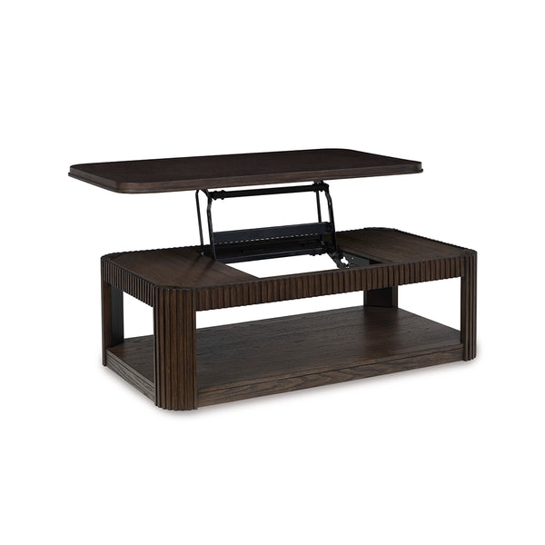 CARLIBRIE CENTER TABLE BROWN
