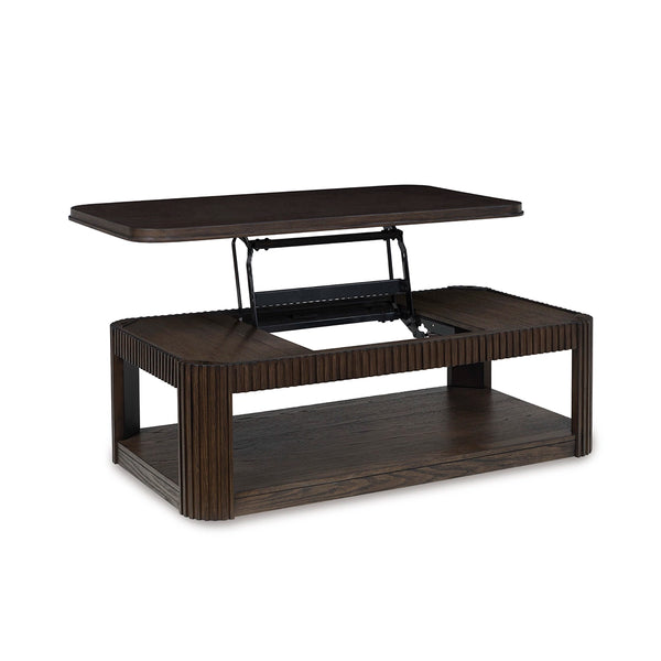 CARLIBRIE CENTER TABLE BROWN