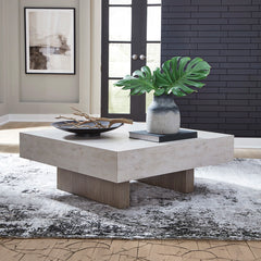 
                          JORLAINA CENTER TABLE - LIGHT GREY
                          