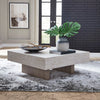 JORLAINA CENTER TABLE - LIGHT GREY