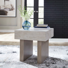 
                          JORLAINA SIDE TABLE - LIGHT BROWN
                          