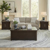 Breckington COFFEE TABLE SET - DARK BROWN