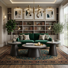 
                          BRACKEN COFFEE TABLE SET - BLACK
                          