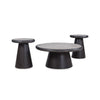 BRACKEN COFFEE TABLE SET - BLACK