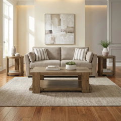 Flangren COFFEE TABLE SET - LIGHT BROWN