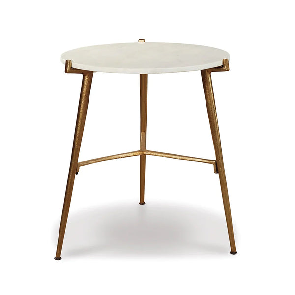 Stylish marble top accent table for modern homes – Ashley UAE furniture collection