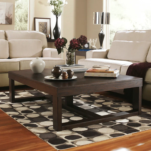 Watson coffee table set with oversized tabletop – Ashley UAE