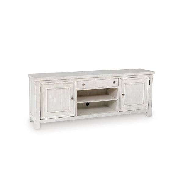 ROBBINSDALE TV STAND WHITE