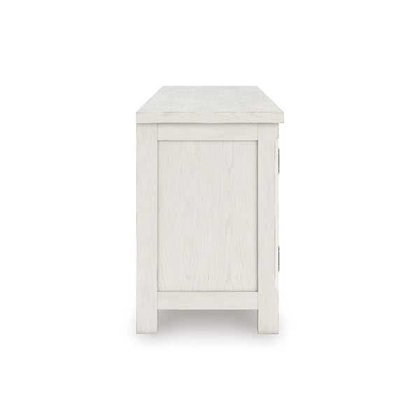 ROBBINSDALE TV STAND WHITE