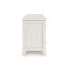 ROBBINSDALE TV STAND WHITE