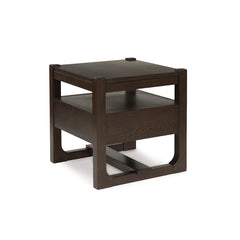BRECKINGTON END TABLE BROWN