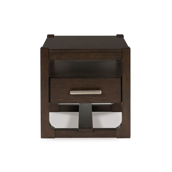 BRECKINGTON END TABLE BROWN